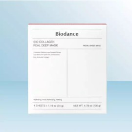 Biodance 바이오던스 콜라겐 리얼 딥 마스크 (4매) / IBY Biodense Collagen Real Deep Mask (4 Sheets) / IBY
