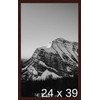 Frame It Easy 24 x 39 Merlot Wood Frame (Derby)