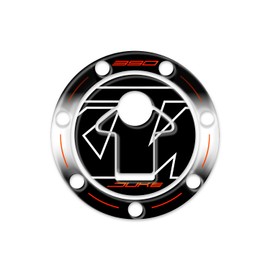 Resin Fuel Cap Protector 3D Compatible with KTM 390 Duke 2021-2023 GP-1085 (White)