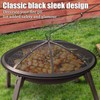Fire Pit Spark Screen, 40Inch Fire Pit Lid Outdoor with
