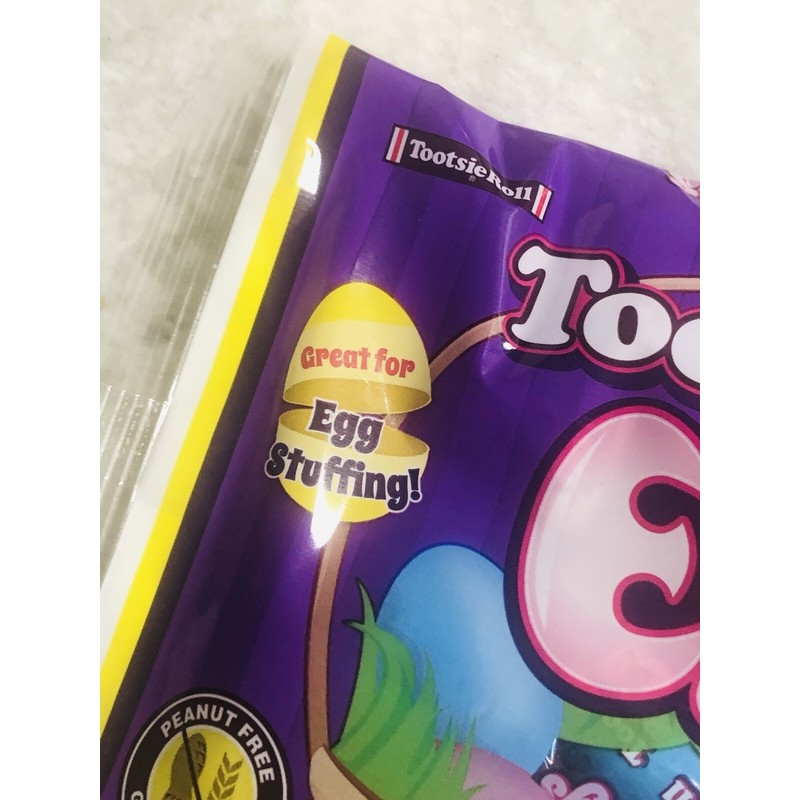 Tootsie Roll 2 Bags of Candy Coated, Egg Shaped Tootsie