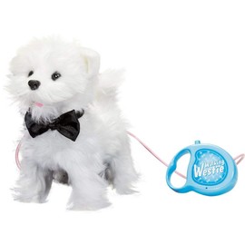 Walking/Yapping/Wagging/Hugable Toy Dog Westie