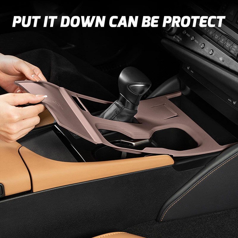 GCZCC Silicone Car Gear Shift Panel Trim Cover for Lexus