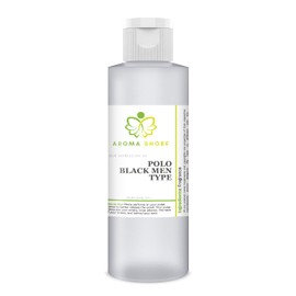 Aroma Shore Perfume Oil - Our Impression Of and compatible with Polo' Black Men Type, 100% Pure Uncut Body Oil Our Interpretation, Perfume Body Oil
