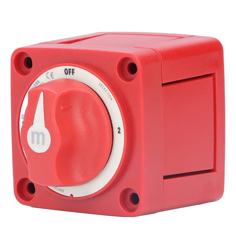 Zerodis マリンボート車トラックトレーラーrv用の300aバッテリースイッチ3ポジションデュアル回路パワーオフ切り替え絶縁体