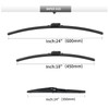 Front and Rear Windshield Wipers for Mazda CX-5 CX-9 2017-2024