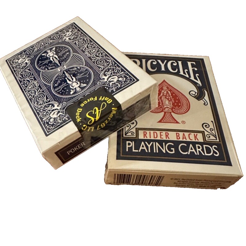 Bicycle 1 Deck One Way 52 ACE SPADES Blue Force