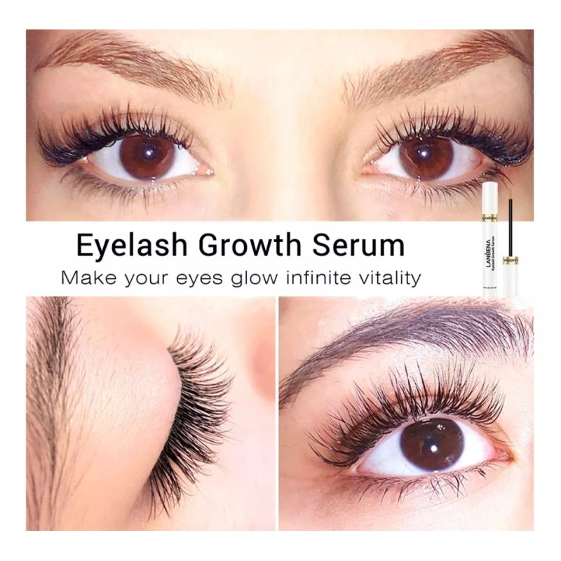 Lanbena Suero Para Crecimiento De Pestañas 4d Lanbena Alargador 4