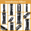 UNICRAFTALE Flashlights Clip 420 Stainless Steel Flashlights Pen Clip 18