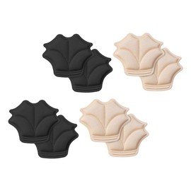 Ipetboom 4 Pairs of Wear-Resistant Heel Cushions Adjustable Heel Pads Comfortable Fit Professional Replacement Liners for Blister Relief Suitable for Martin Boots and Shoes