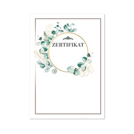 TypeStoff MP-01501-05 Blank Floral Certificate for Occasions such as Awards, Commendations and Anniversaries, Private, Work or Club Pack of 5