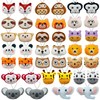 40 PCS Mini Jungle Animal Plush Toys Set Cute Small