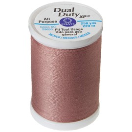 Coats: Thread & Zippers Dual Duty XP General Purpose Thread, 250-Yard, Dark Mauve