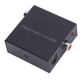 Jectse Bi-Directional Coaxial to Optical Sound Converter for, Versatile Dual Output Splitter for HDTVs and Amplifiers, Iron Shell Construction