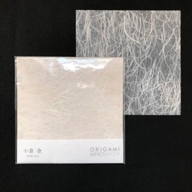 Papel de origami tradicional japonés Mino Washi – Ogura Kin Gold, 6.1 pulgadas, 20 hojas, papel washi de alta calidad, textura de fibra de cáñamo natural