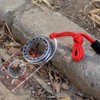 Aiweijia Compass Orienteering,Portable Multifunctional Waterproof Navigation Compass Map Ruler Magnifier