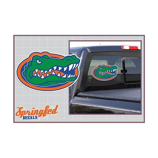Florida Gators GATOR HEAD LOGO 12" Vinyl Decal Car Truck Window Sticker UF