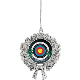 Archery Target Field 3D Merry Christmas Tree Ornament Gift Wreath Design