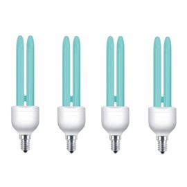 Premium Replacement Electric Fly Killers Bulbs Screw in E14 13 Watt Tubes Lamps Bug Zappers Lights for C21 Hygiene Future Lux Pro Range See Our Guide for Suitable Devices/izes (E1413W2U) Pack of 4