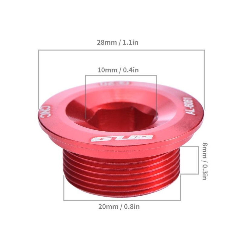 Dilwe Crank Bolt, Aluminum Alloy Crank Arm Fixing Screw for