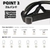 Wayocfei Motorcycle Goggles, Motorcycle Goggles, Protective Glasses, Mountain Climbing, Flexible,