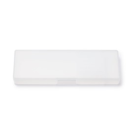 MUJI 44903148 Polypropylene Pencil Case, Approx. Width 8.9 x Depth 3.0 x Height 1.0 inches (225 x 75 x 25 mm)