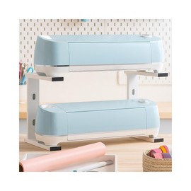 Zejoot Stand Legs Compatible with Cricut Maker 3, Cricut Maker, Explore 3 and Explore Air 2, Fully Open Double Machine Running, Aluminum Alloy Cricut Stand Space Organizer for Craft Table