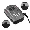 Car Radar Detector 3 OSD Languages 200‑1000m 360° Front Side