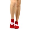 Valentine's Day Hearts and Love Women's Cotton No Show Socks