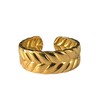 Positiva Jewelry Waterproof Gold Ring for Women Made of 18k