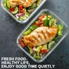 Bayco 10 Pack Glass Meal Prep Containers, Glass Food Storage