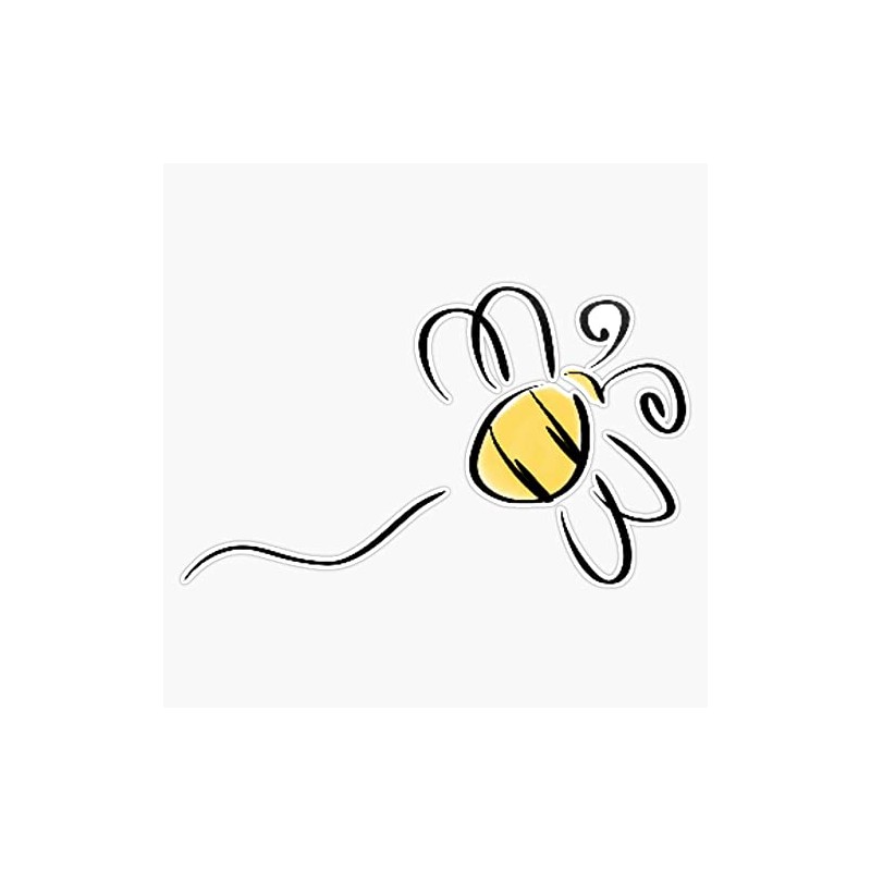 Bumble Bee Bumper Sticker Vinyl Decal 5 inches