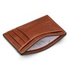 Yoshi Mens Wallet (Brown), Slim RFID Blocking Minimalist Credit Card