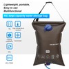 15L Outdoors Foldable Shower Bag with Shower Nozzle for Hiking