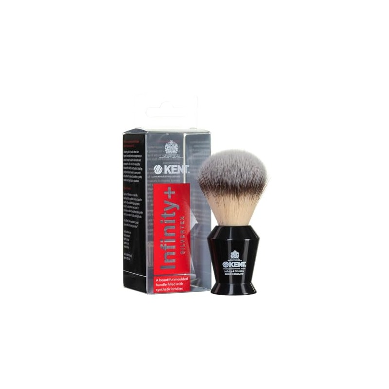 Kent Infinity Plus Black Synthetic Shaving Brush - INFINITY 4