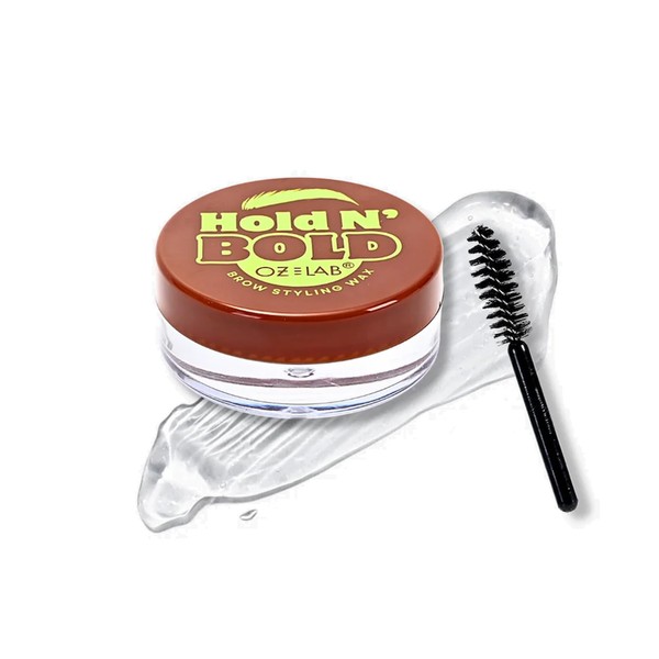 OZ Lab Hold'N Bold Brow Styling Wax – Transparent, Long-Lasting