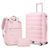 TRIPLAYER Carry On Luggage 22x14x9 Airline Approved, 22 Inch PP