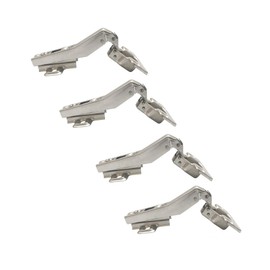 LIKERAINY 45 Degree Hinge Ø 35mm Without Damper for Special Corner Door Hinges for Cabinet Cupboard Wardrobe Folding Angular Doors Pack of 8