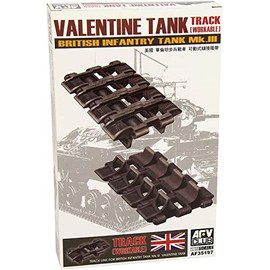 AFV Club 35197 Workable Track for Valentine Mk 1, Vehicles