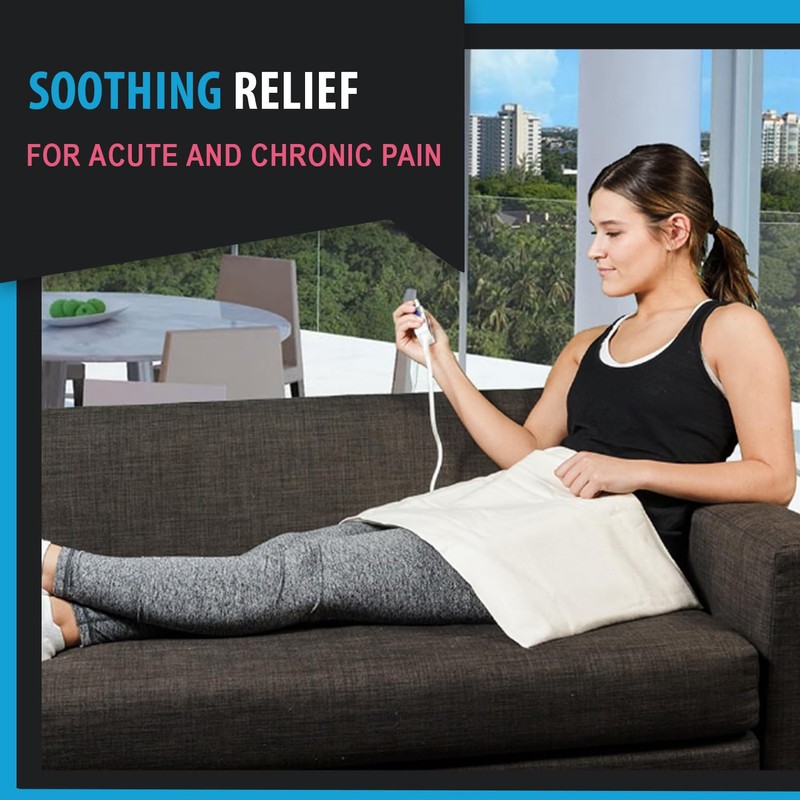 Medical Grade Heating pad with Auto Moist Heat by Thermotech