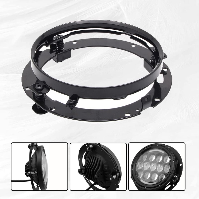 VOSICKY Genuine 7 Inch Harley LED Headlight Stay Bracket Ring