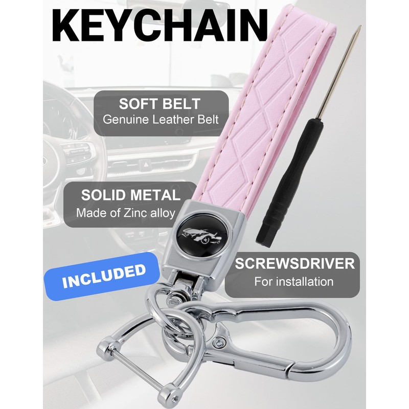 Joouheax for Ford Key Fob Cover with Keychain, Full Coverage