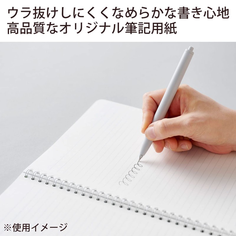 Maruman N479-33 Cocochi Ring Notebook, A5, Light Green, Set of
