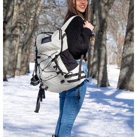 Mountaintop Backpack 35 Litres Hiking Backpacks Adult Trekking Backpack Travel Backpack Hiking Backpack Women Men Daypacks with Rain Cover, 6413-white