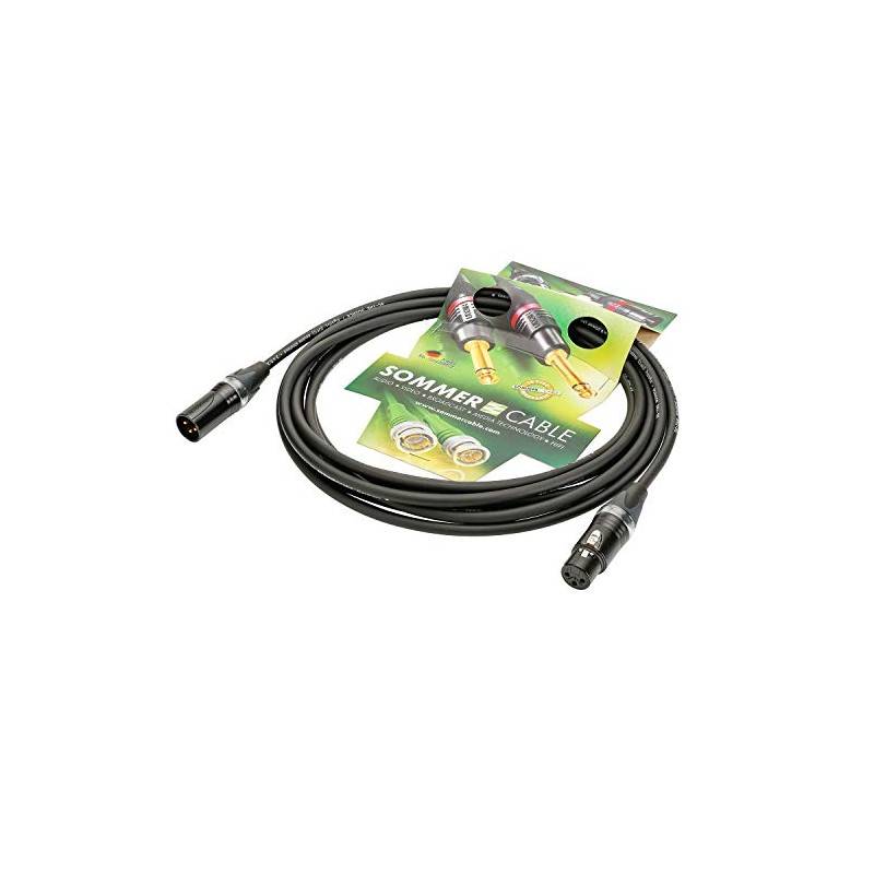 Sommer Cable SCN9-0150-SW SCN9-0150-SW Microphone Cable 3-Pin OFC Highflex SC-Source