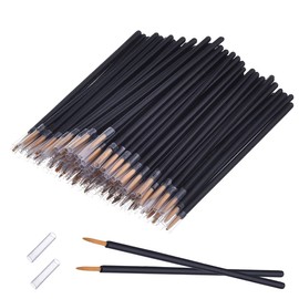 eBoot 100 Pack Disposable Eyeliner Brush Eyelash Serum Brushes Eyeshadow Applicator Eye Lash Wands Makeup Tool