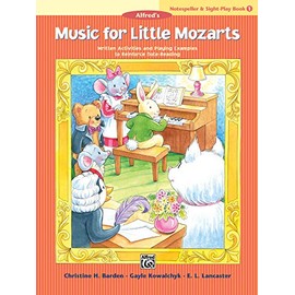 Music for Little Mozarts Notespeller & Sight-Play Book, Bk 1: Written Activities and Playing Examples to Reinforce Note-Reading (Music for Little Mozarts, Bk 1)