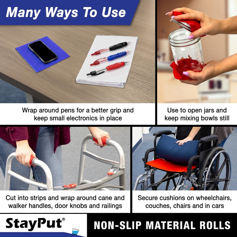 Stay Put Non-Slip Material Roll - 16" x 2 yd