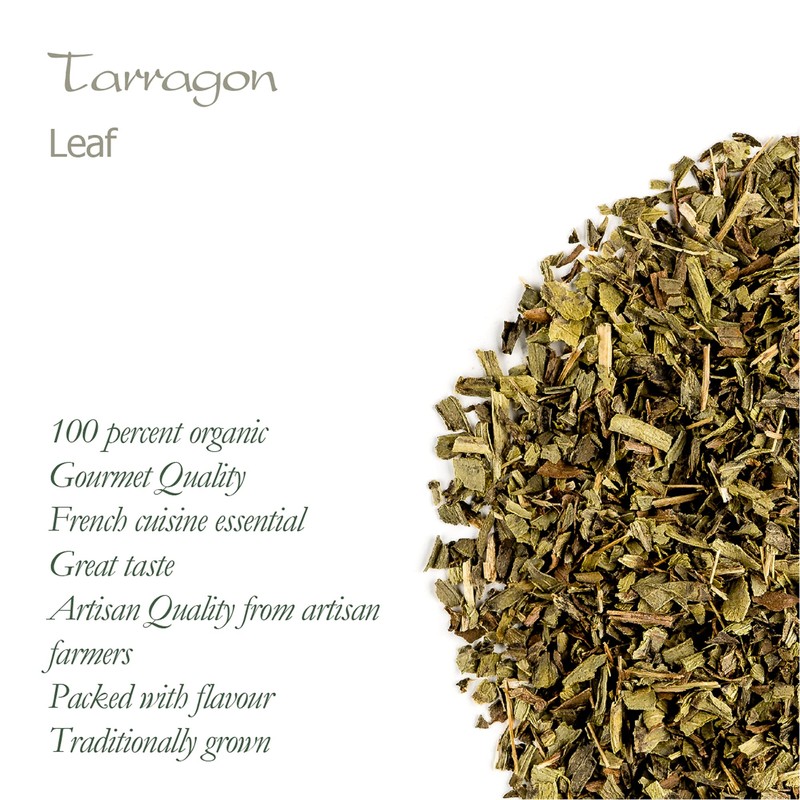 Tarragon Leaf Organic Culinary Herb - Dried Taragon Spice 350g