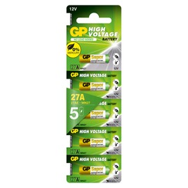 GP 27A (MN27) High Voltage Battery - Card of 5 pieces